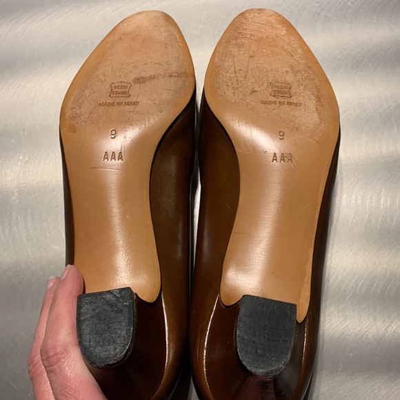 David Evins Brown Two Tone Quilted Loafer Size 9 AAA - Picture 9 of 14